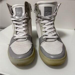Creative Recreation White Grey Sport High-Top Sneaker
